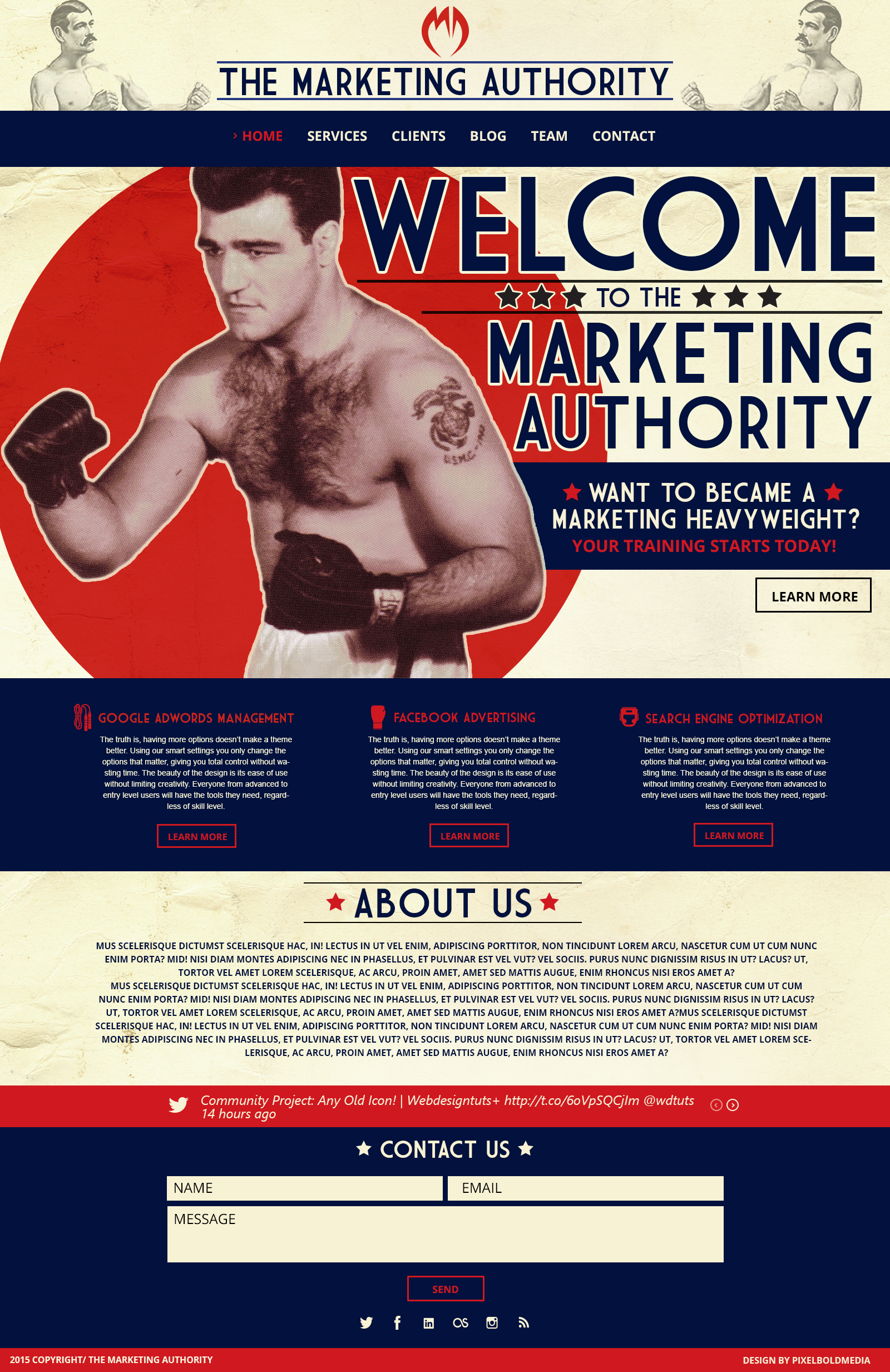 Marketing Authority Website